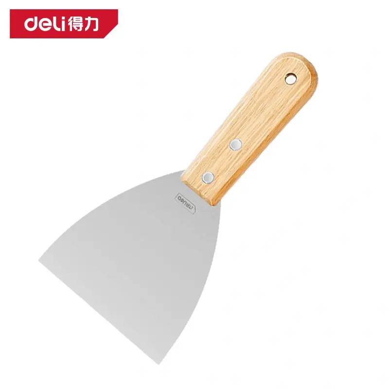 Deli Wooden Handle Putty Knife 4-Inch | DL-HD4C