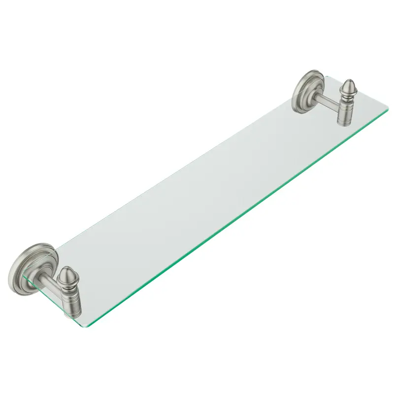 Stockton Chrome vanity shelfBrushed Nickel