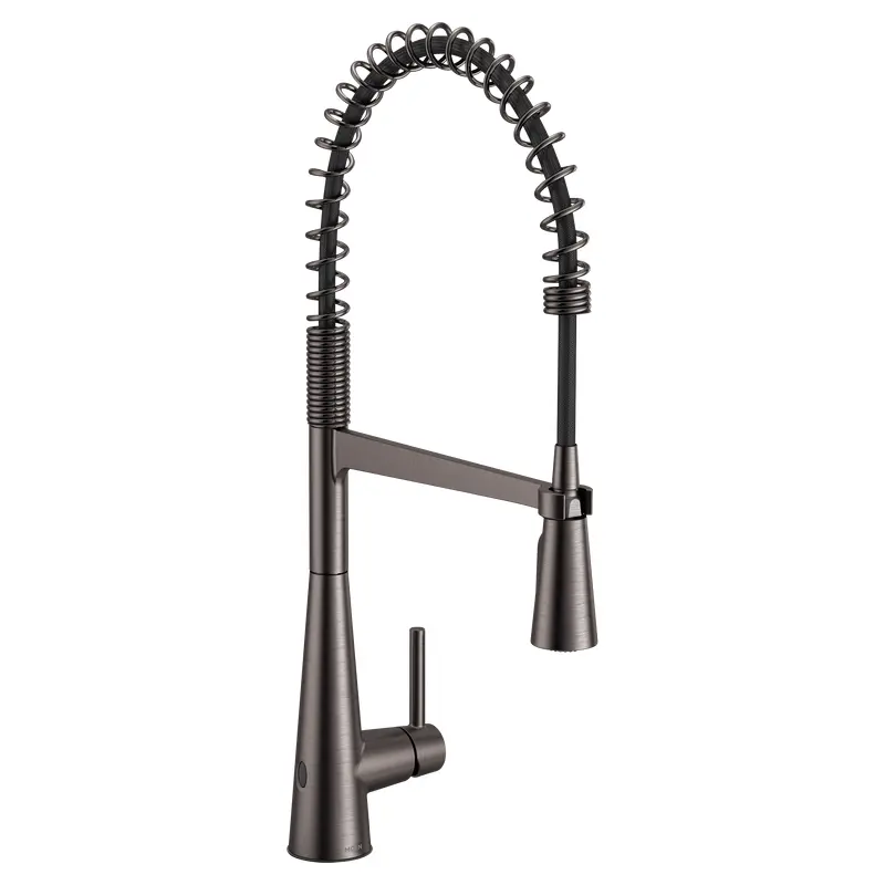 Sleek MotionSense Wave One-Handle Pre-Rinse Spring Touchless Kitchen FaucetChrome