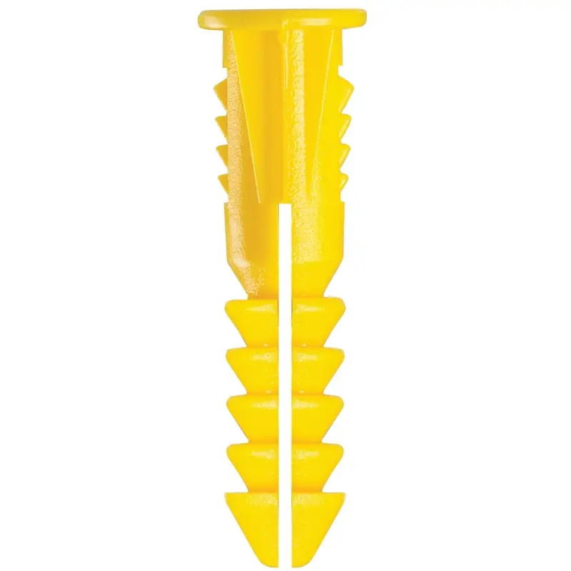 COBRA ANCHORS 185R Screw Anchor, #4-6 Thread, 7/8 in L, Polyethylene, 75 lb
