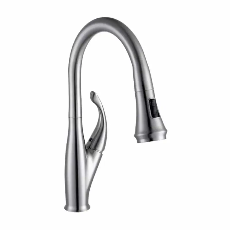9.68 in. Single-Handle Pull-Down Sprayer Kitchen Faucet in Chrome4.0 / each
