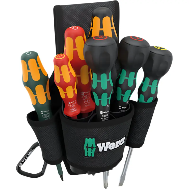 Wera 05300306001 9622 Belt holster Set 3, 8 pieces