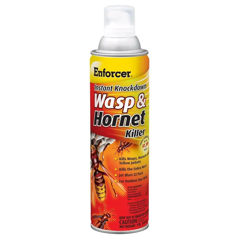 Enforcer EWHIK16 Wasp and Hornet Killer, Gas, Spray Application, 16 oz Aerosol Can