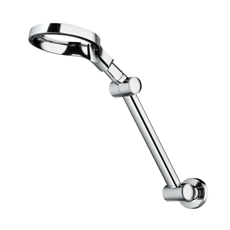 1-Spray 6 in. Single Wall Mount Fixed Shower Head in Chrome