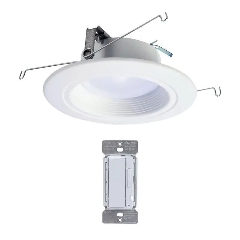 5 and 6 in. Tunable CCT Bluetooth Smart Integrated LED Recessed Trim with In-Wall Accessory Dimmer by HALO Home3.02 / bundle