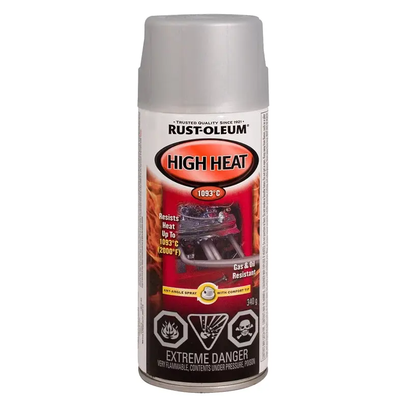 Rust-Oleum Automotive 257770 Automotive Spray Paint, Flat, Aluminum, 340 g, Can