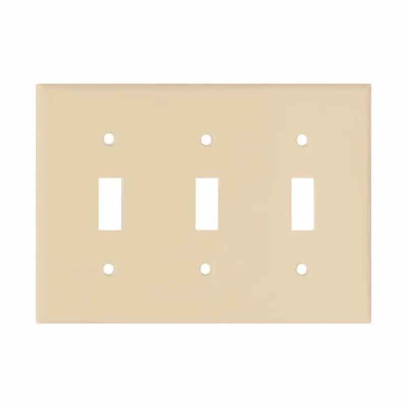 Eaton Cooper Wiring Toggle Wallplate, IvoryIvory