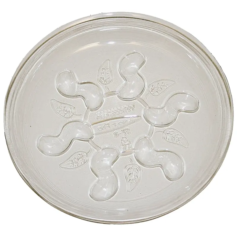 Gardener's Blue Ribbon Saucer Plus SP6VUS Planter Saucer, 6 in Dia, Plastic, Clear