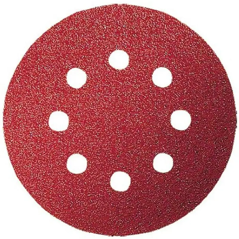 Set of Sanding Discs Diamater 8 holes, 125mm G40 5pcs