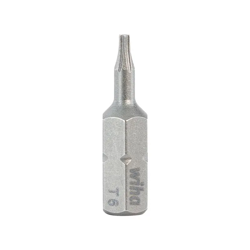 Wiha Torx Insert Bit T6 x 25mm Pack of 10 Bits