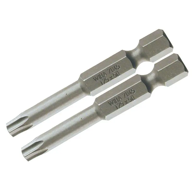 Wiha Torx Power Bit T5x50mm Pack of 2 Bits