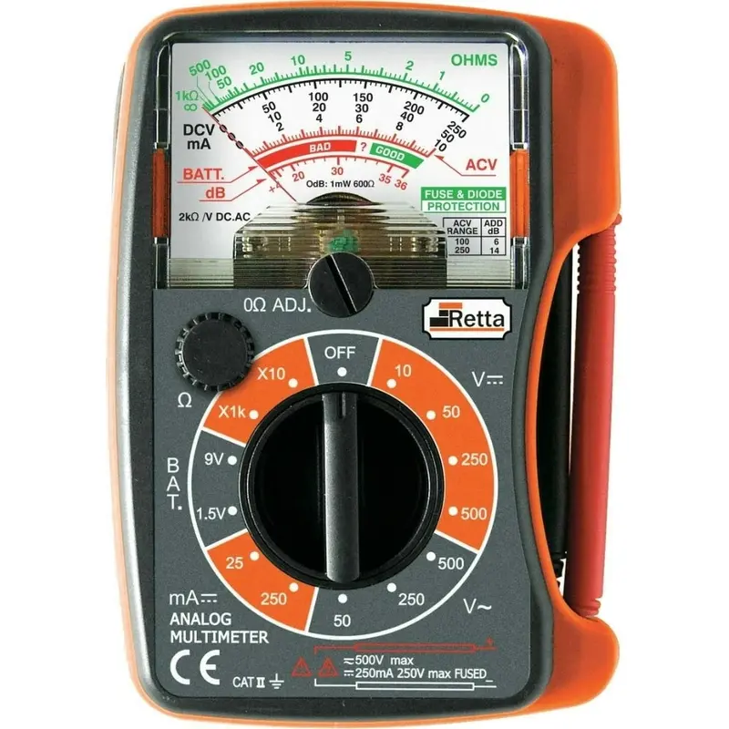 Retta Analog Multimeter | RMM0066