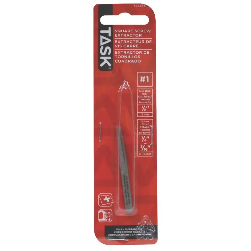 Task T22245 Screw Extractor, #1 Extractor, Carbon Steel