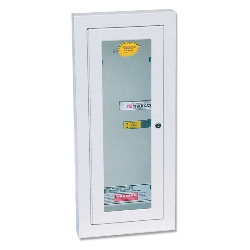 10 lbs. Semi-Recessed Locked Fire Extinguisher Cabinet15.4 / each