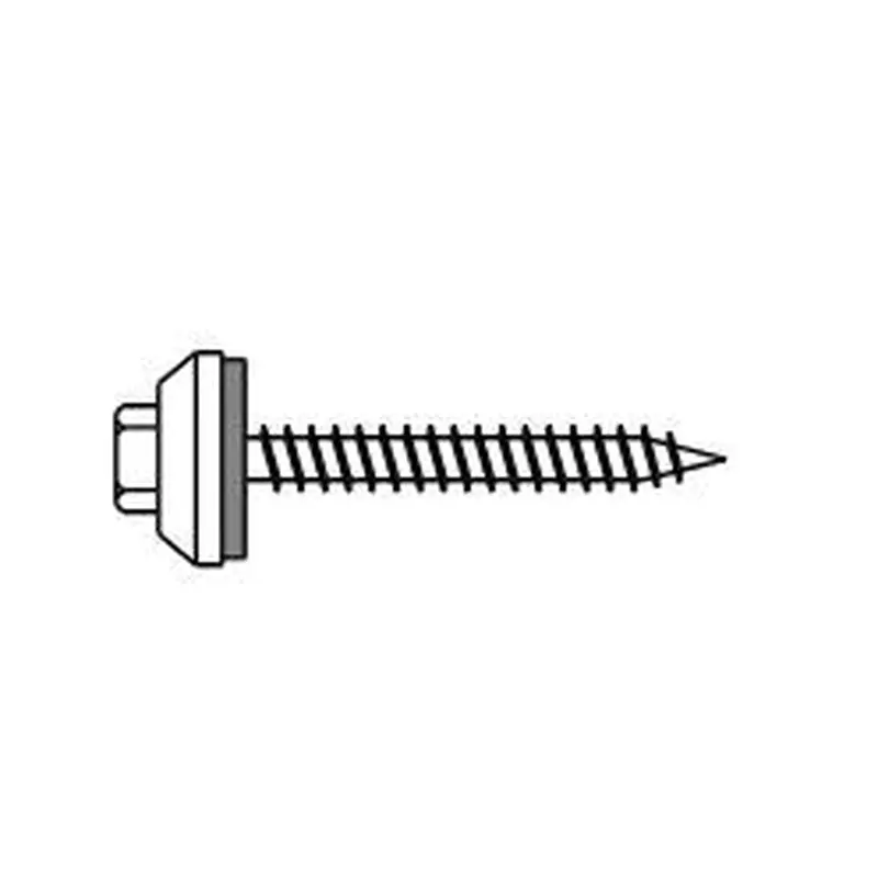 Union Corrugating Long-Life HWH Ultimate Wood Screw Plain or Painted#10-14 x 1-1/2 long