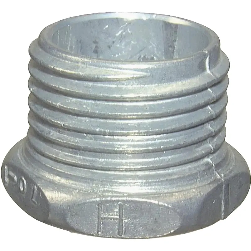 Halex 90703 Conduit Chase Nipple, 1 in Threaded, 1.53 in OD, Zinc