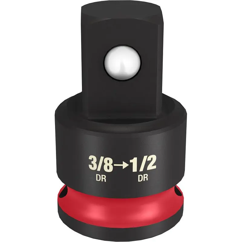 Milwaukee SHOCKWAVE Impact Duty 49-66-6723 Socket Adapter, 3/8 in Drive, 1/2 in Output Drive, 1.41 in L