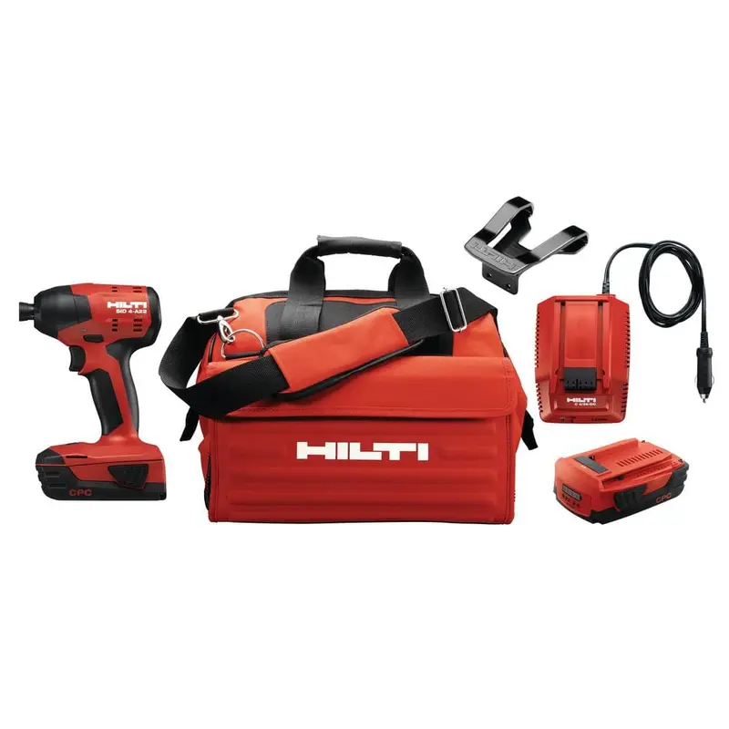 22-Volt Lithium-Ion 1/4 in. Hex Cordless Brushless SID 4 Compact Impact Driver with 3 gear speed and DC Car Charger12.7 / each