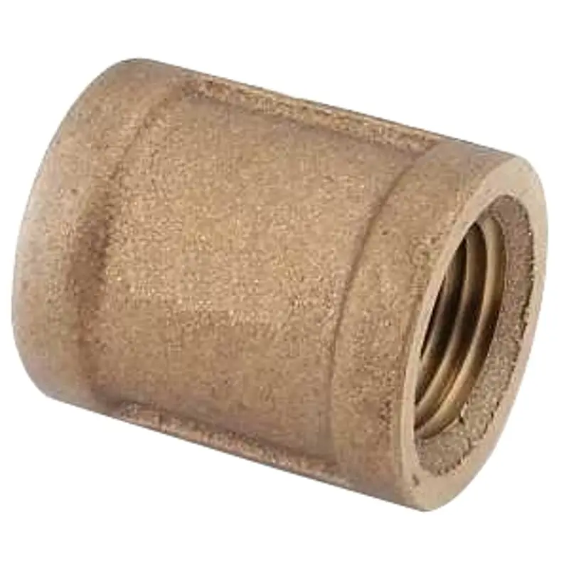 Anderson Metals 738103-24 Pipe Coupling, 1-1/2 in, FIPT, Brass