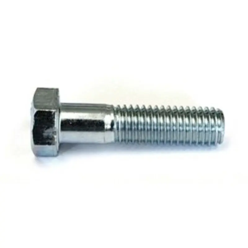 Reliable HC2Z14312B Hex Bolt, 1/4-20 Thread, 3-1/2 in OAL, 2 Grade, Steel, Zinc, Coarse, Partial Thread