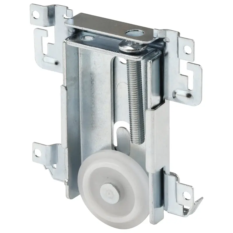 Prime-Line N 6790 Roller Assembly, 1-7/16 in Dia Roller, 1/8 in W Roller, Steel, Bottom Mounting
