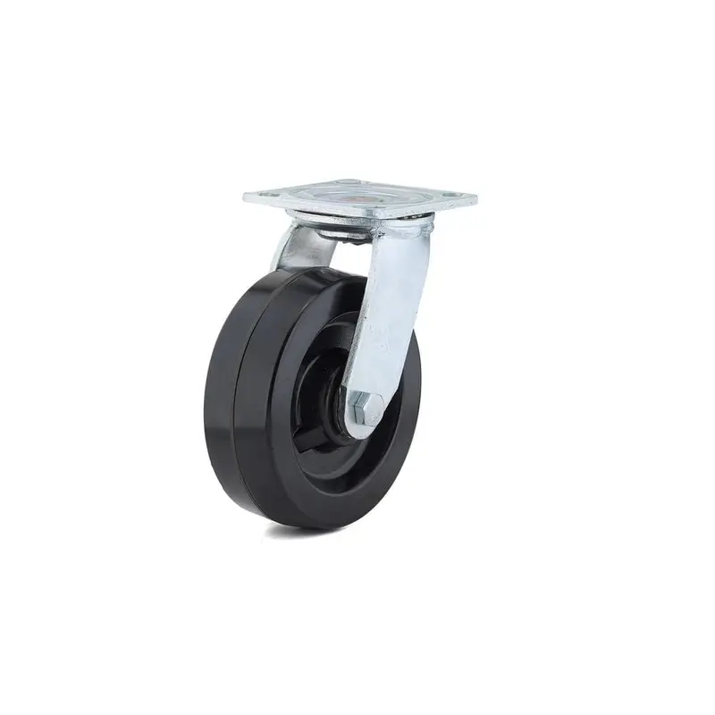 5-31/32 in. black Swivel Without Brake plate Caster, 881.9 lb. Load Rating5.8500 / each