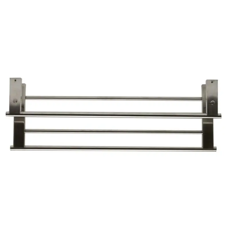 ALFI brand Brushed Nickel Wall Mount Towel RackBrushed Nickel