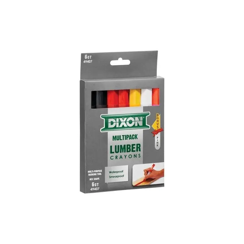 Dixon Industrial Lumber CrayonsBLUE