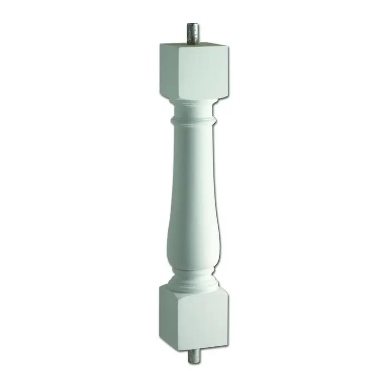 24 in. x 2-1/2 in. x 2-1/2 in. Polyurethane Pin-Top Classic Baluster for 5 in. Balustrade System0.6 / each