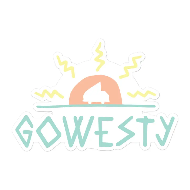 MAK GoWesty Logo Sticker33