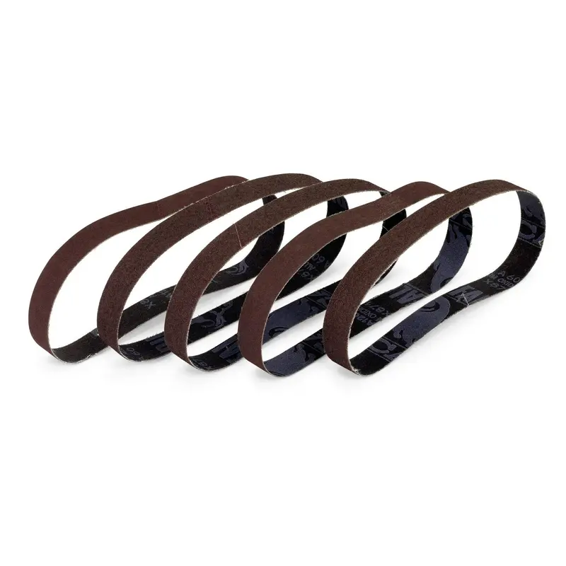 60 Grit Coated Sanding Belts 1/2 x 18