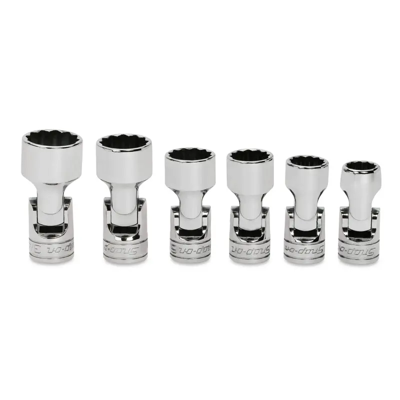 Snap-on 6 pc 3/8" Flank Drive Socket Set