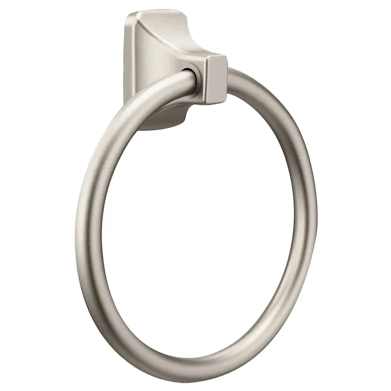 Contemporary Towel RingBrushed Nickel