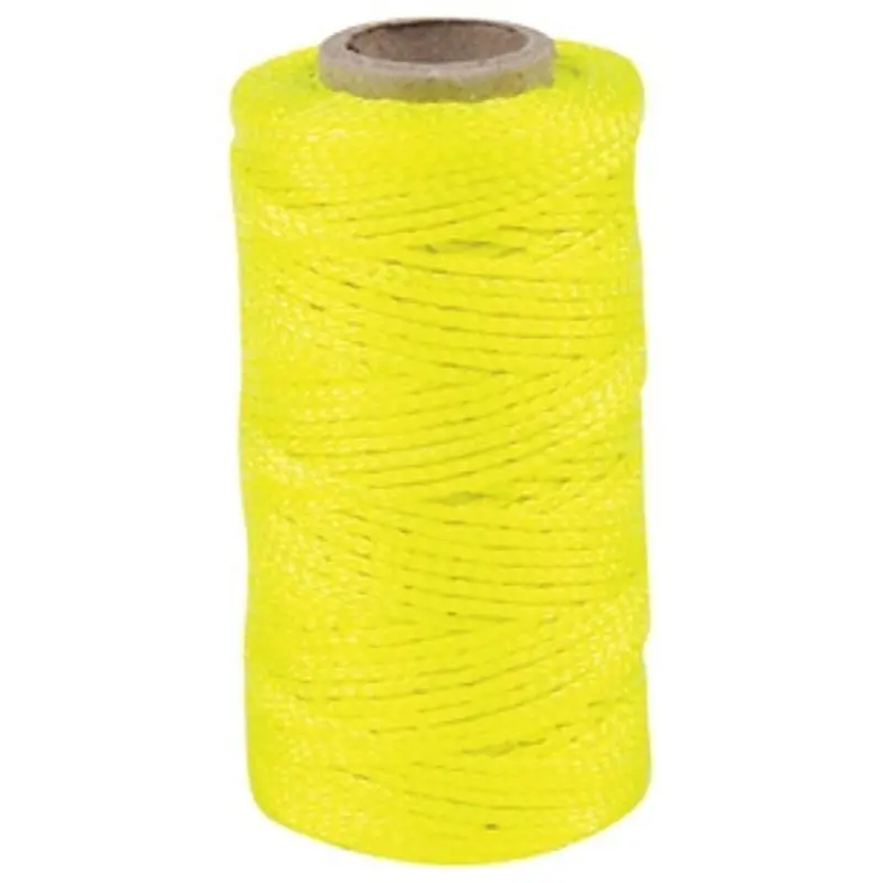 Task T27010 Construction Line Reel, 100 ft L Line, Fluorescent Yellow Line