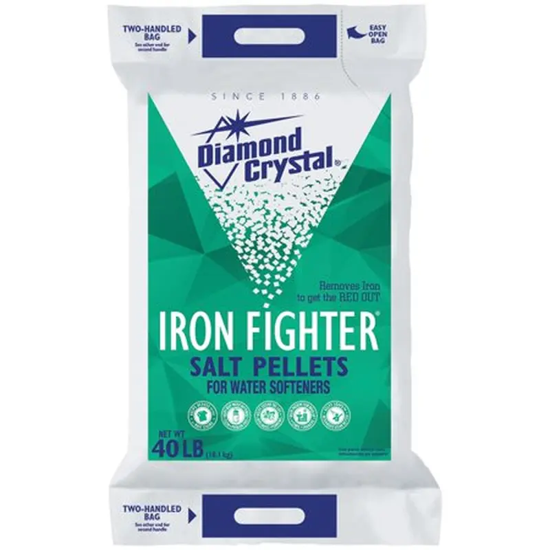 Diamond Crystal Iron Fighter Water Softener Salt Pellets40 lb