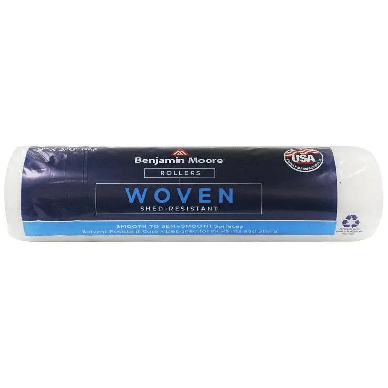 Benjamin Moore U65696-018 Woven Roller Cover, 3/8 in Thick Nap, 9 in L