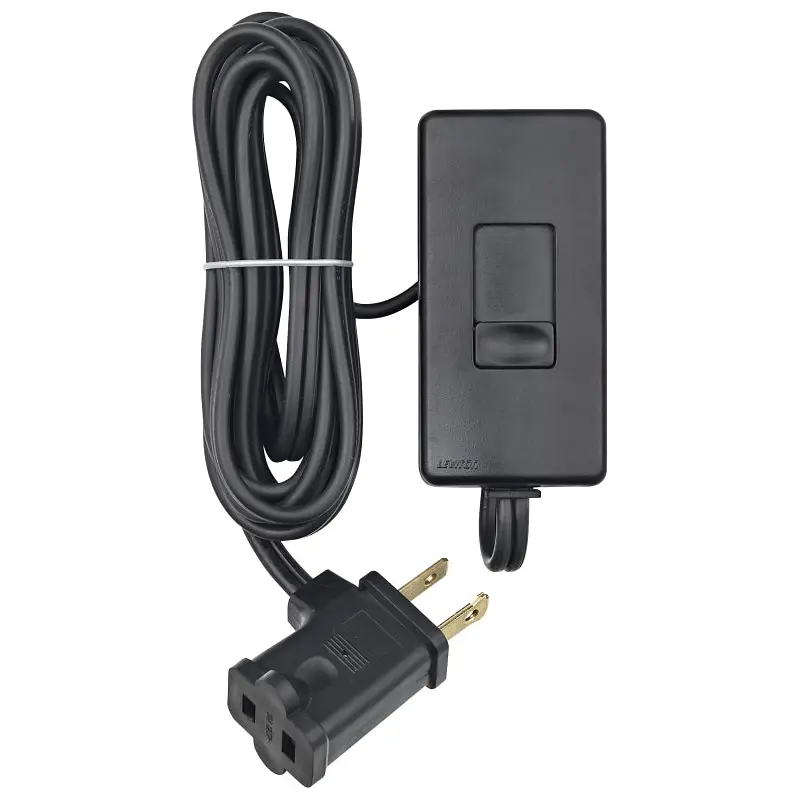 Leviton TBL03-10E Tabletop Dimmer, 120 VAC, 150 W LED and CFL Rating, 300 W Incandescent, Black
