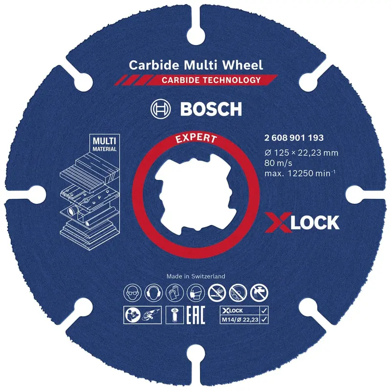 X-LOCK Carbide Multi Wheel 125x22.23mm