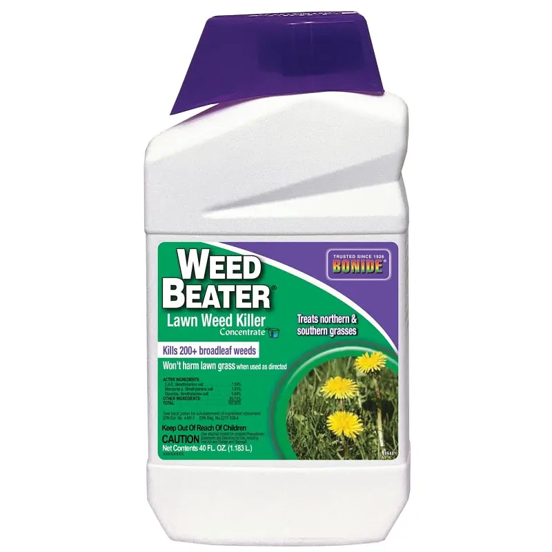 Bonide Weed Beater 8940 Weed Killer, Liquid, Spray Application, 40 oz Bottle