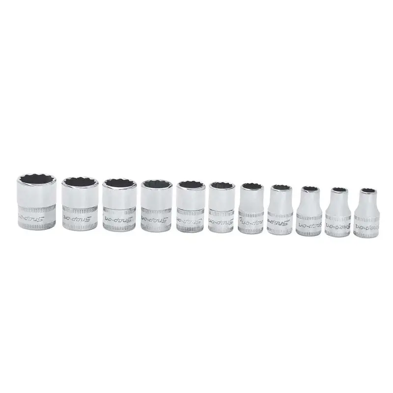 Snap-on 11 pc 1/4" Drive 12-Point Metric Socket Set