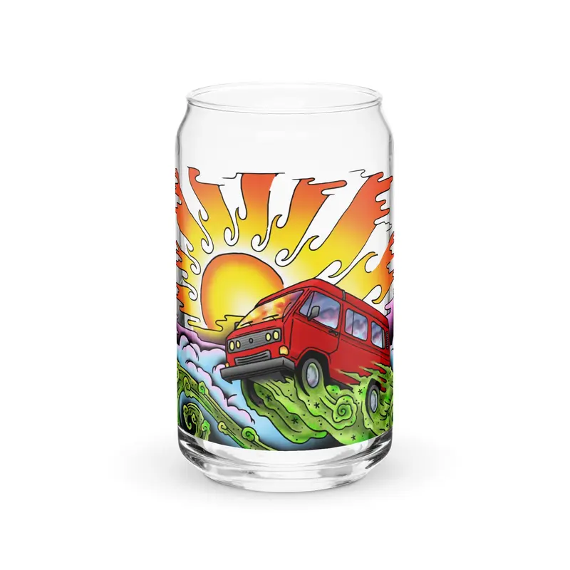 Van & Sun Pint Glass16 oz