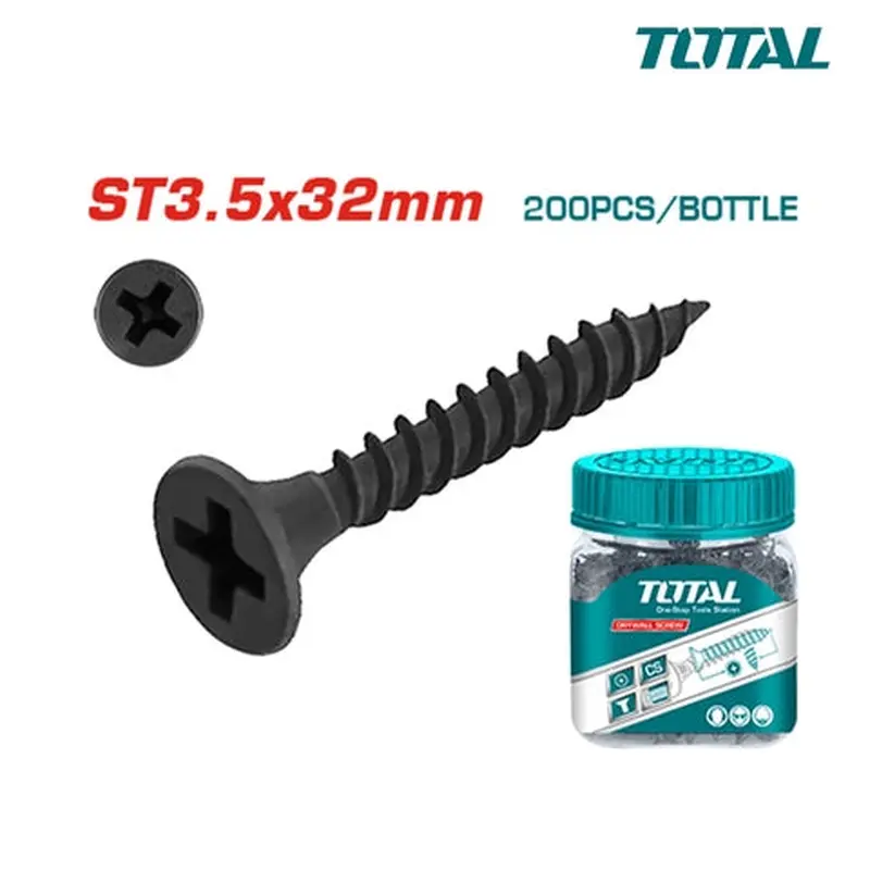 200-piece Wall Screw Set ST3.5x32mm TOTAL WJDS3503221