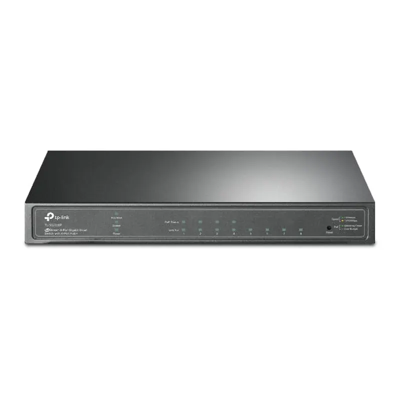 JetStream 8-Port Gigabit Smart Switch with 4-Port PoE 