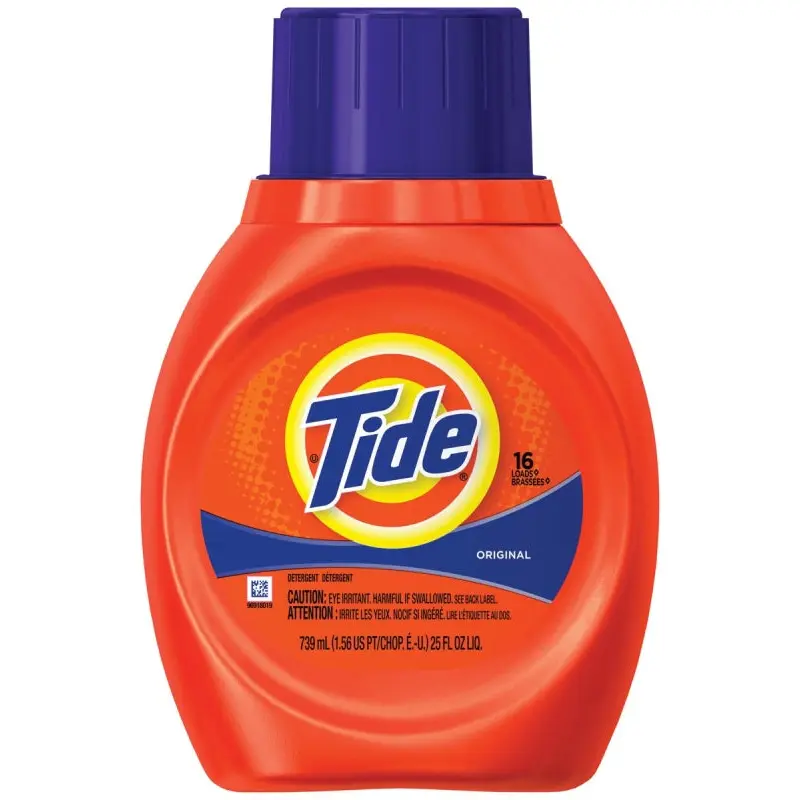 Tide 13875 Laundry Detergent, 25 oz Bottle, Liquid, Original