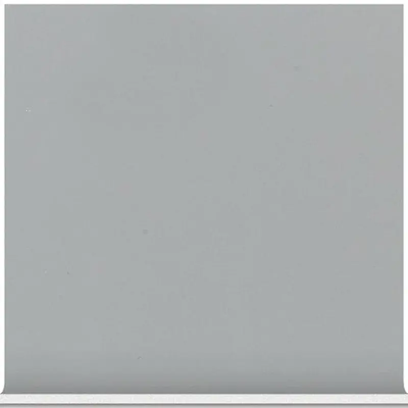 American Olean Bright Light Smoke Ceramic Cove Base Tile (6-in x 6-in)Ice White Gloss