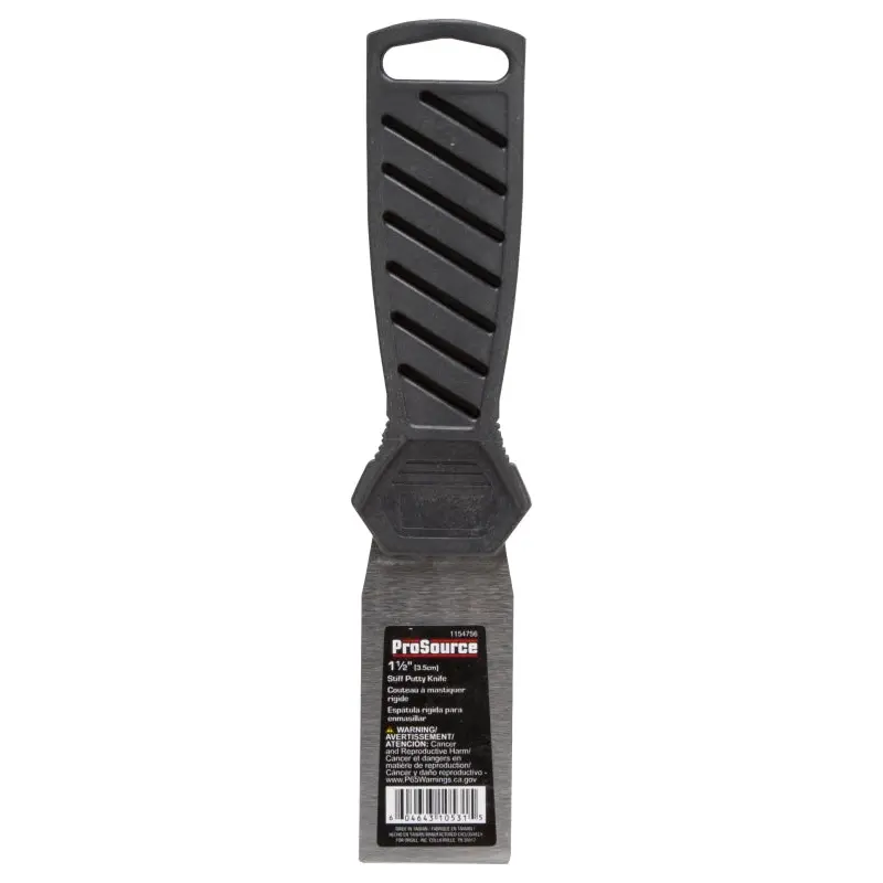 ProSource 10531 Putty Knife, 1-1/2 in W HCS Blade