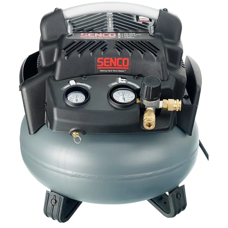 Senco PC1280 Air Compressor, Tool Only, 6 gal Tank, 1.5 hp, 115 V, 150 psi Pressure, 2.8 scfm Air