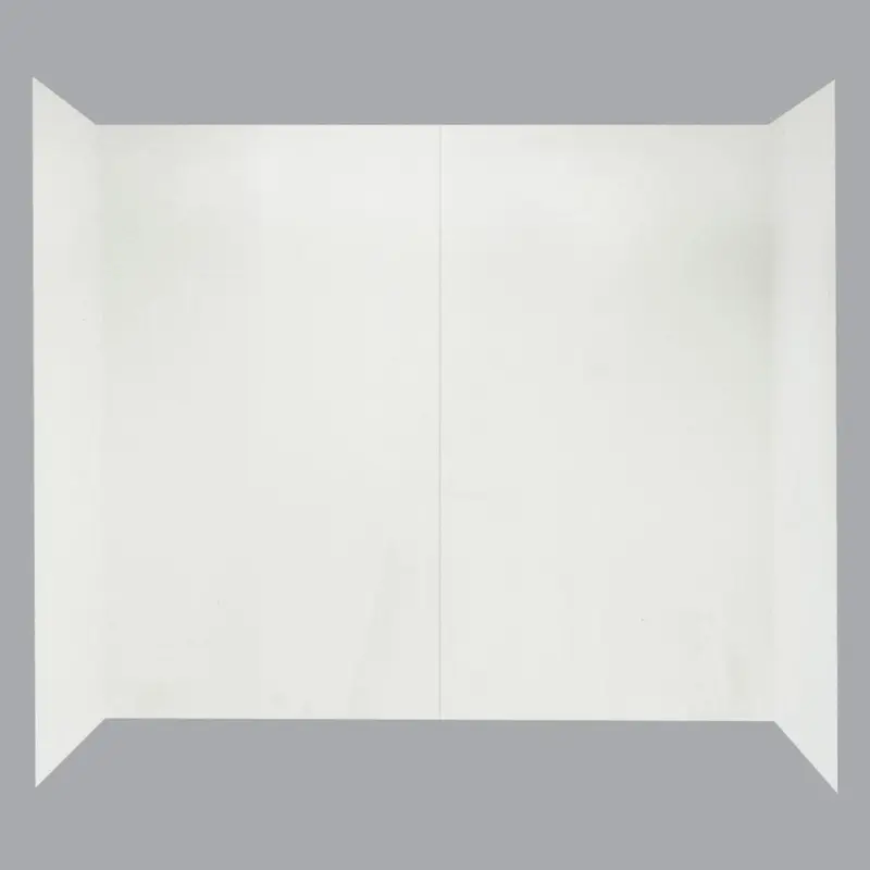 Maax Jiffy 4-Piece 54 In. H x 30 In. D Tub Wall Kit in White