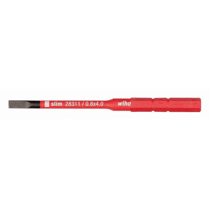 Wiha Insulated SlimLine Slotted Blade 4.0mm