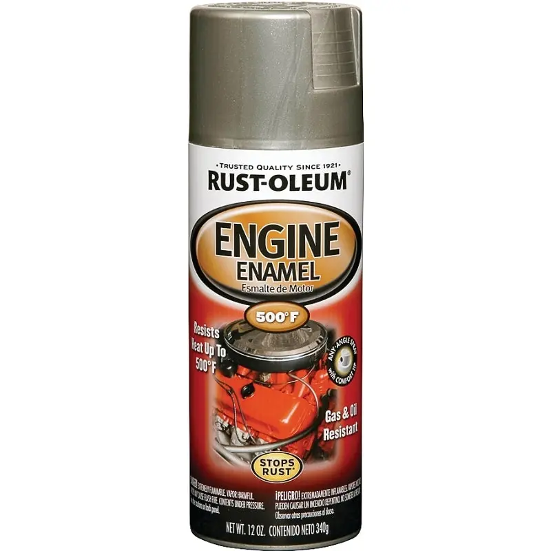Rust-Oleum 248949 Engine Spray Paint, Aluminum, 11 oz, Can